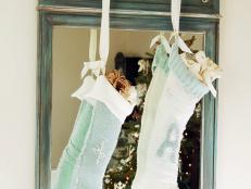 Twin Sweater Stockings With Ornate Mirror