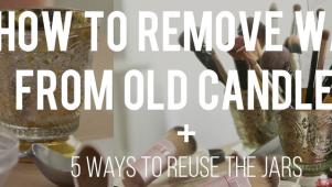 How to Remove Candle Wax